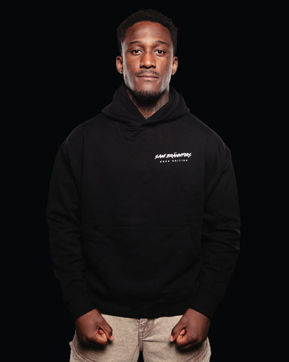NERVOUS hoodie black