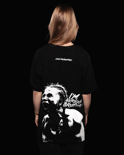 NERVOUS T-shirt black