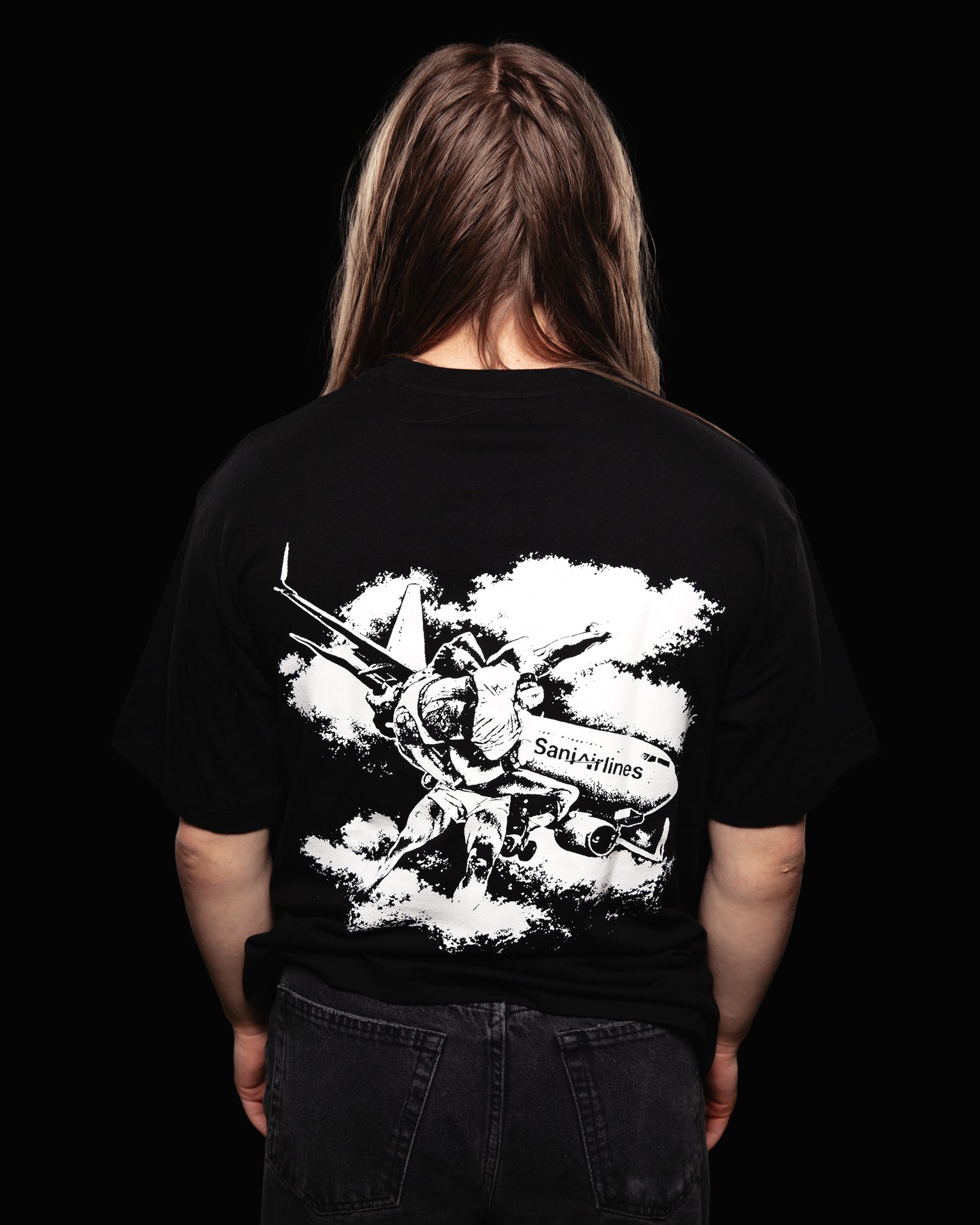 SANI AIRLINES T-shirt Black