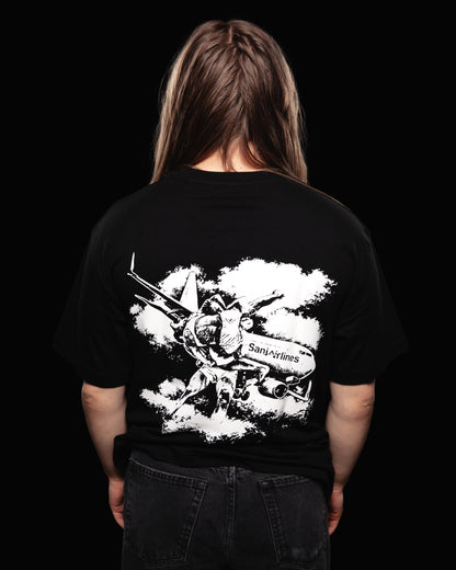 SANI AIRLINES T-shirt Black