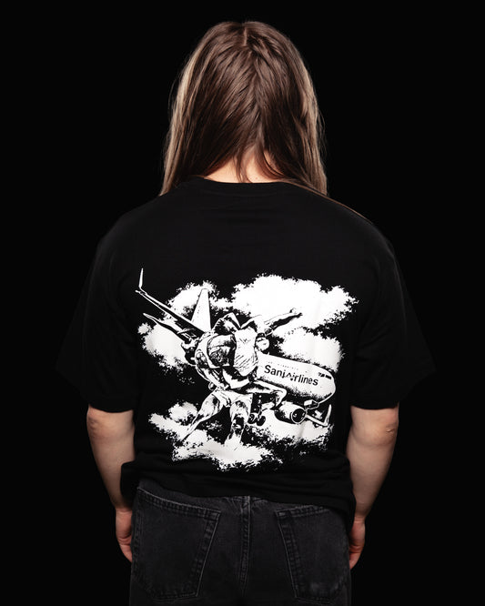 SANI AIRLINES T-shirt Black
