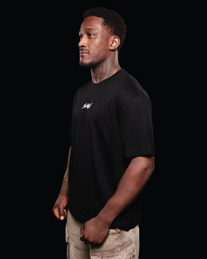 SANI BRÄNNFORS Plain Logo T-shirt black