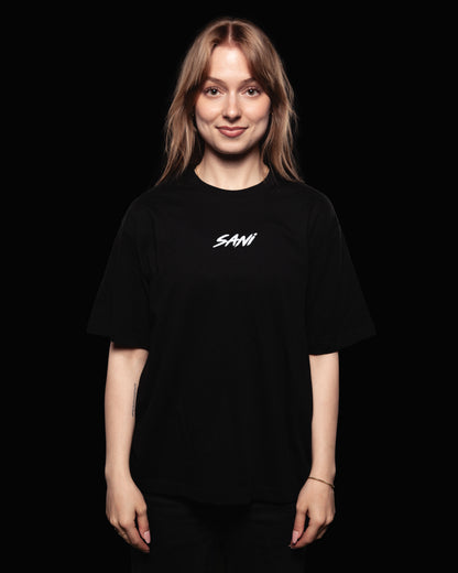 SANI BRÄNNFORS Plain Logo T-shirt black