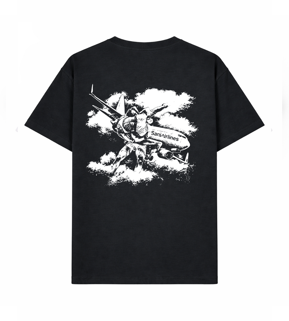 SANI AIRLINES T-shirt Black