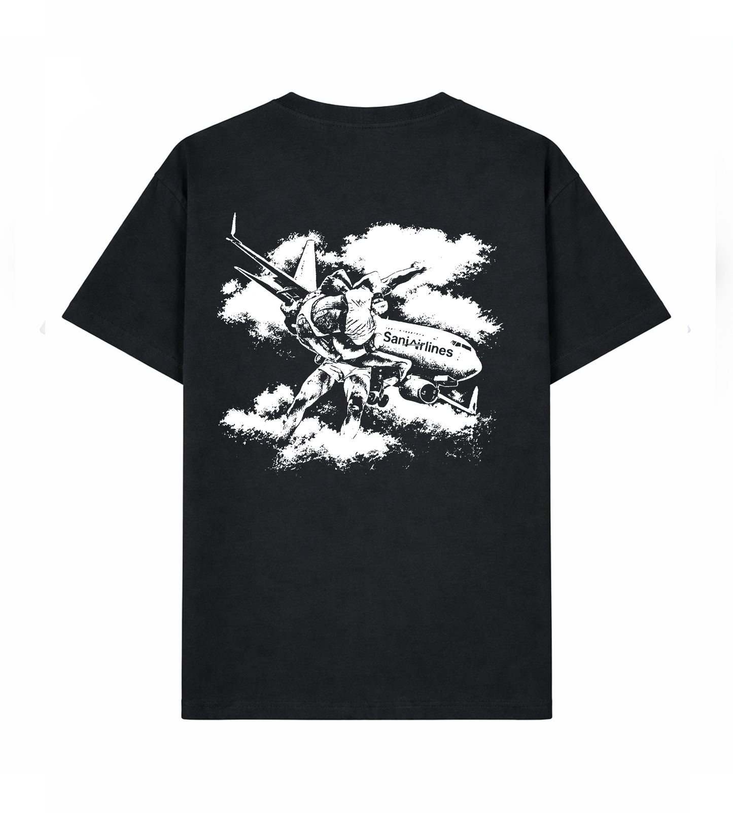SANI AIRLINES T-shirt Black
