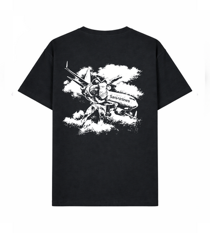 SANI AIRLINES T-shirt Black