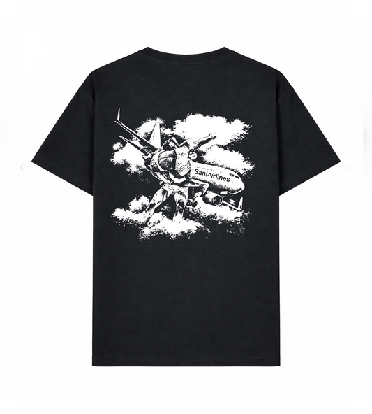 SANI AIRLINES T-shirt Black