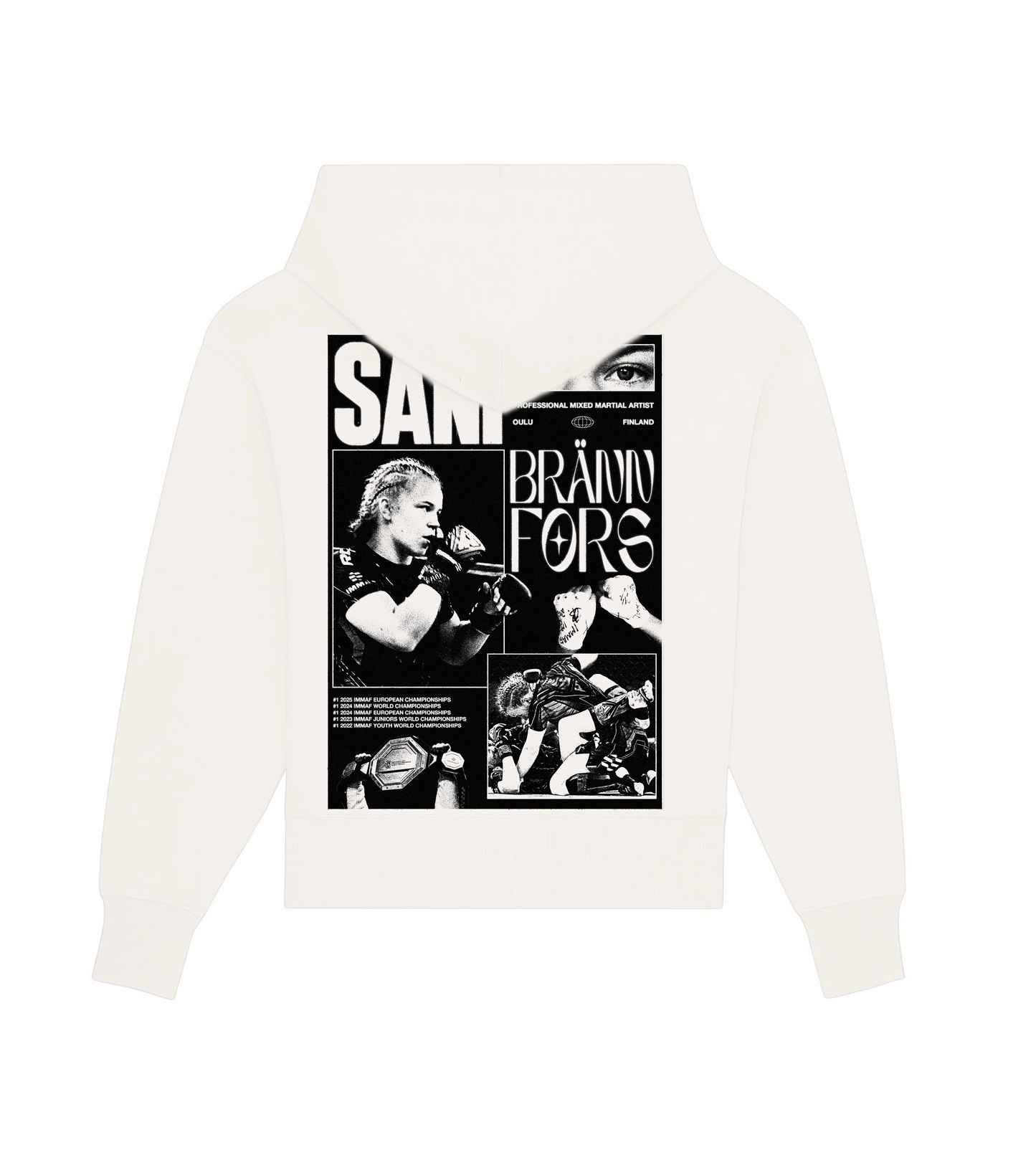 SANI BRÄNNFORS Hoodie white