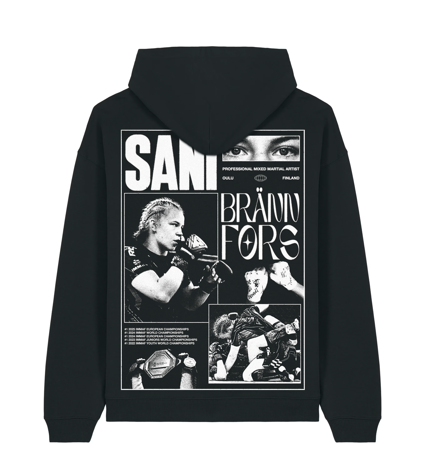 SANI BRÄNNFORS Hoodie black